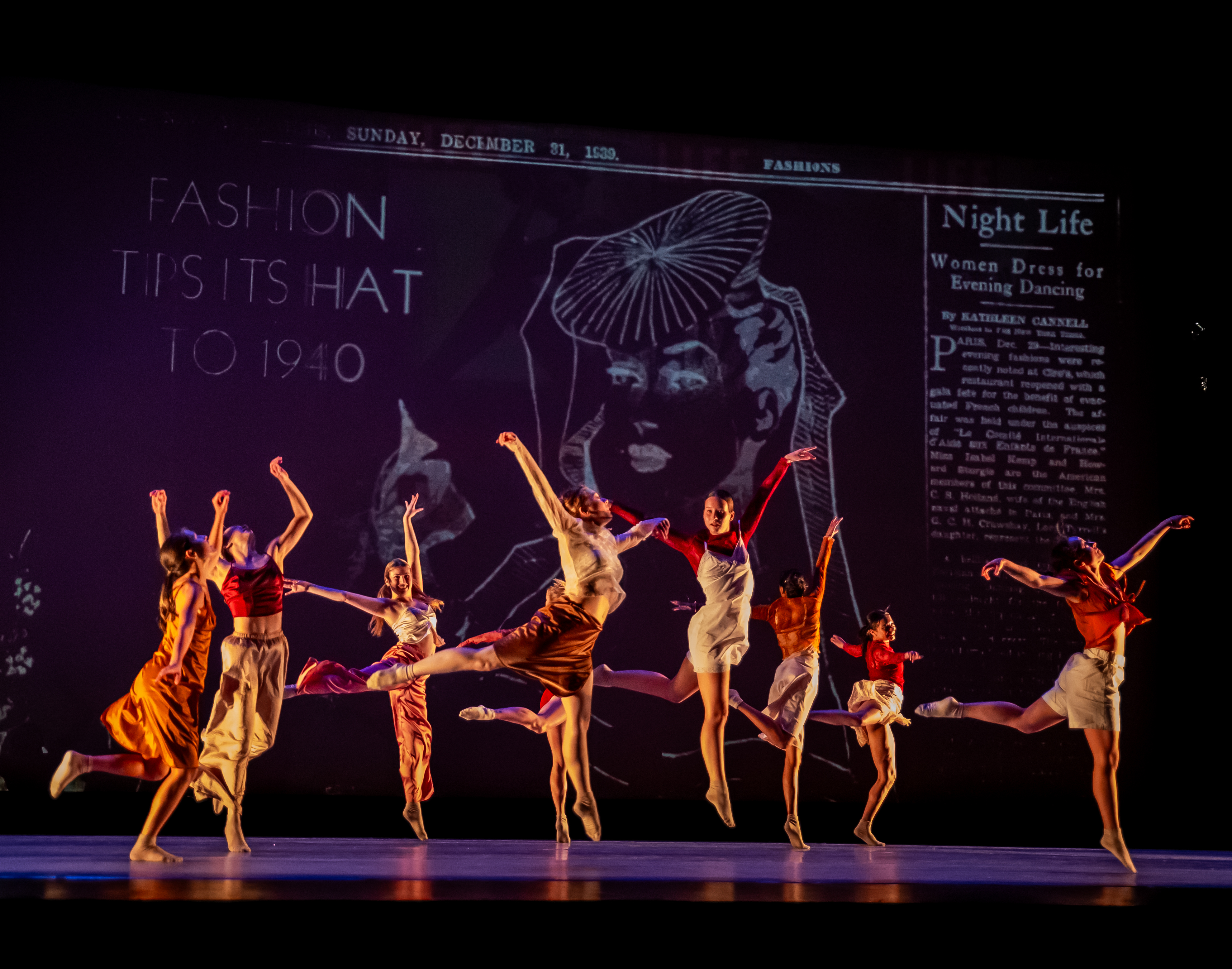 UCSB Dance Company Projections Image 2